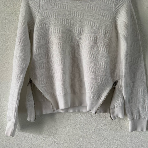 Anthropologie Moth Quiet Luxury Merle Pullover Quilted Sweater Small Cozy Chic - Picture 6 of 15
